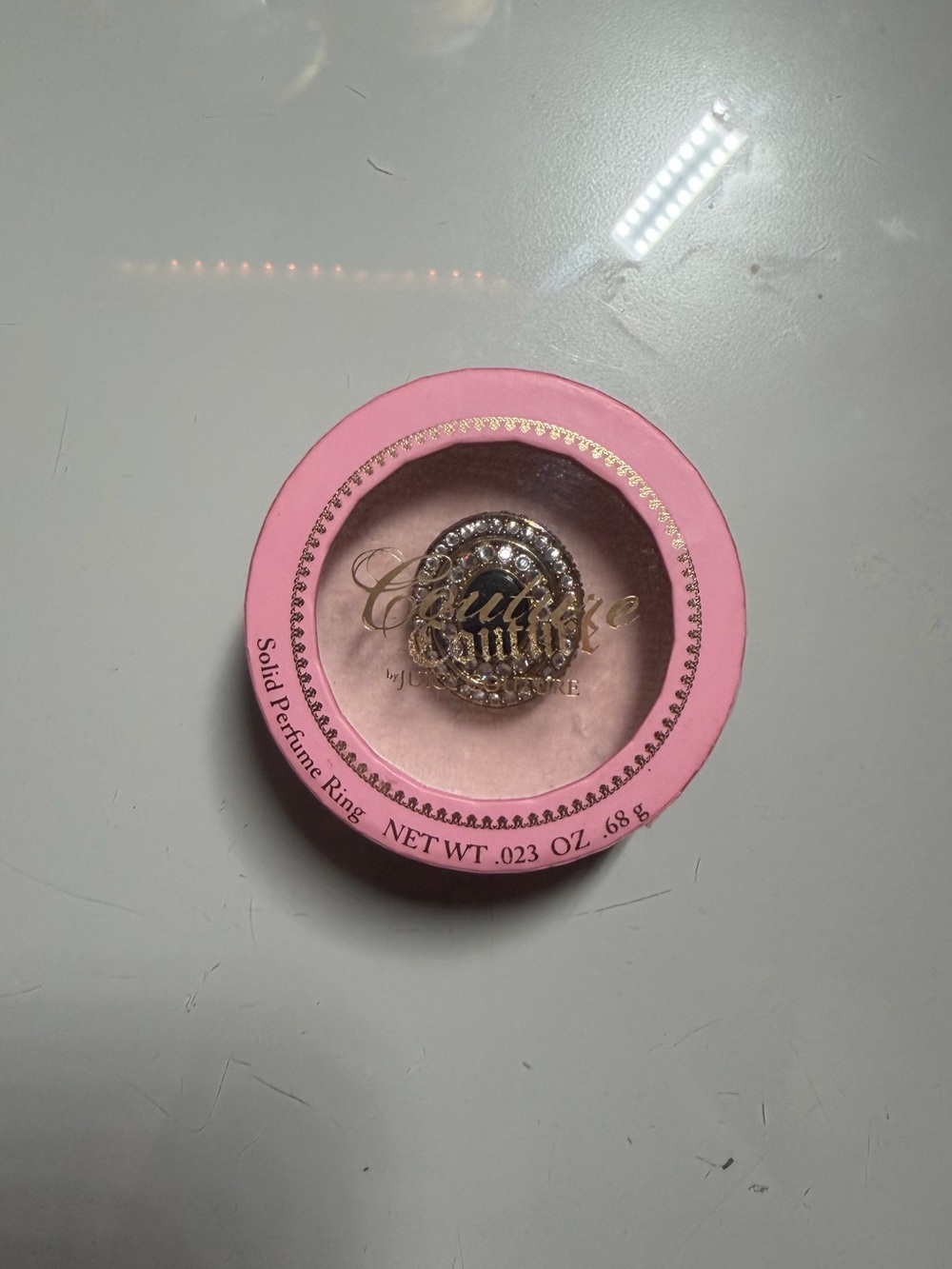 RARE vintage Juicy Couture solid perfume ring